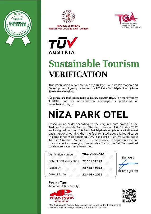 ****  Niza Park Hotel Ankara Türkei